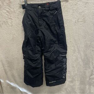 Columbia kids snow pants Bugaboo black Omni heat size XS
